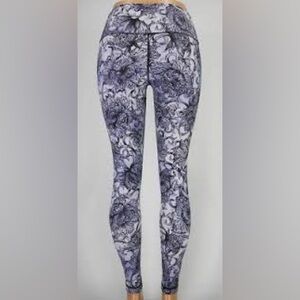 lululemon athletica Women's Purple Patterned Leggings